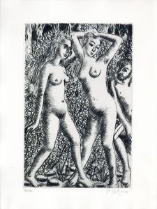 ポール・デルヴォー版画5/Paul Delvauxのサムネール