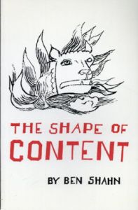 ベン・シャーン　ある絵の伝記　The Shape of Content/Ben Shahnのサムネール