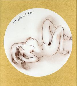 古沢岩美自筆色紙「裸婦図」　＃3/Iwami Furusawa