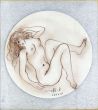 古沢岩美自筆色紙「裸婦図」　＃4/Iwami Furusawaのサムネール