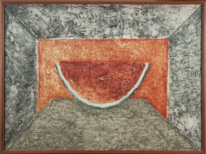 ルフィーノ・タマヨ版画額「Interior con sandia」/Rufino Tamayoのサムネール