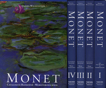 モネ カタログレゾネ　Monet Catalogue Raisonne Werkverzeichnis  全4冊組／Daniel Wildenstein