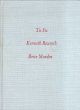 ケネス・レックスロス/ブライス・マーデン　Kenneth Rexroth/Brice Marden: Tu Fu/Kenneth Rexroth/Briceのサムネール