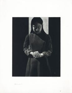 斎藤カオル版画「掌の中の祈り」/Kaoru Saitoのサムネール