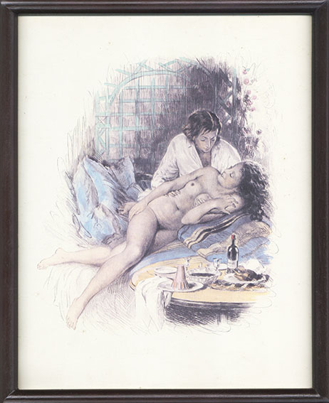 ポール・エミール・ベカ版画額／Paul Emile Becat
