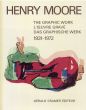 ヘンリー・ムーア　カタログ・レゾネ　全４冊揃　Henry Moore: Catalogue of Graphic Work 1931-1972/1973-1975/1976-1979/1980-1984/のサムネール