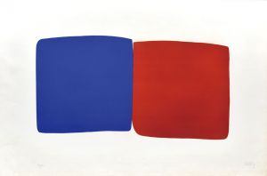 Dark Blue and Red, from Suite of Twenty-Seven Color Lithographs/エルズワース・ケリーのサムネール