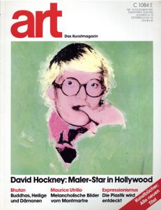 ホックニー　Art Das Kunstmagazin No.12 Dezember 1983 David Hockney/のサムネール