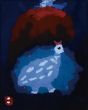 火の山と鳥/畦地梅太郎のサムネール