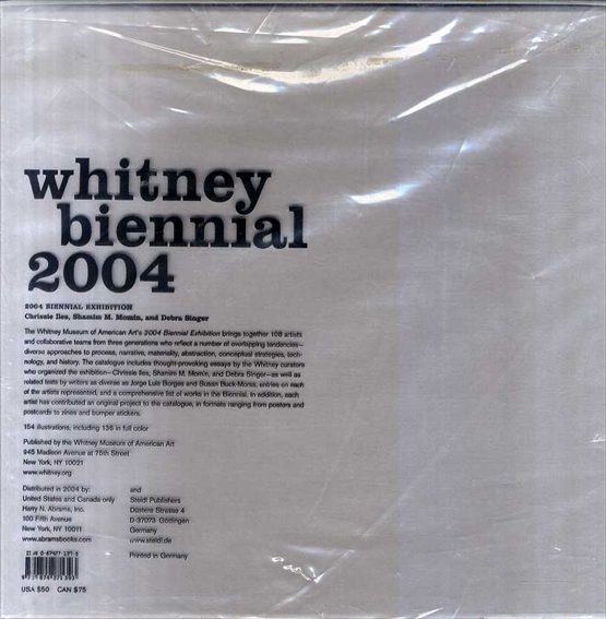 Whitney Biennal 2004　2冊組／