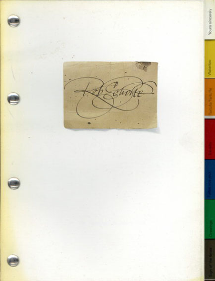 ロブ・ショルテ　Rob Scholte: Kunstverein Hannover 15. Februar-31. Maerz 1991／