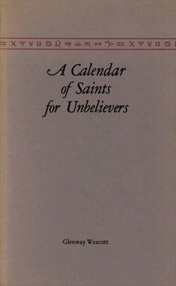 A Calendar of Saints for Unbelievers／