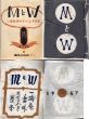 武井武雄刊本作品　一掬庵おてふき豆本「MとW」