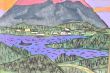 芦ノ湖の朱富士