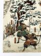 大和国吉野山雪中源義経 山衆徒合戦図