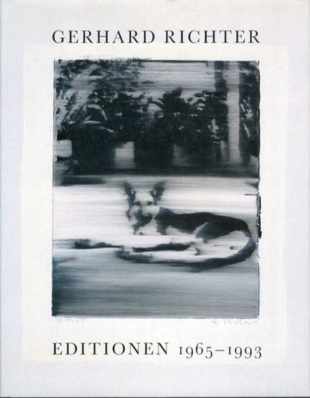 ゲルハルト・リヒター　Gerhard Richter. Editionen 1965-1993 Butin Hubertus 1993年／Fred Jahn　独語版　カバー