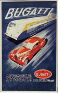 ブガッティ・ポスター額　BUGATTI/のサムネール