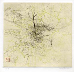 田渕俊夫銅版画額/田渕俊夫