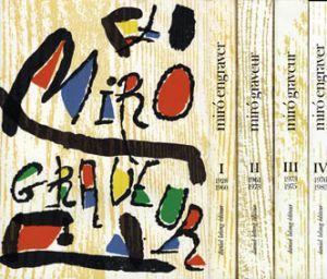 ミロ銅版画集　全4冊揃　Miro Engraver　1928-1983/Jacques Dupinのサムネール
