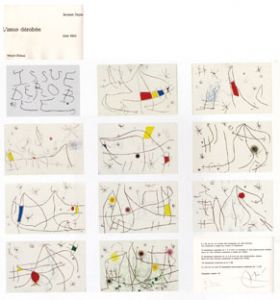 L'issue Derobee　ミロ銅版画集/Joan Miro/Jacques Dupin