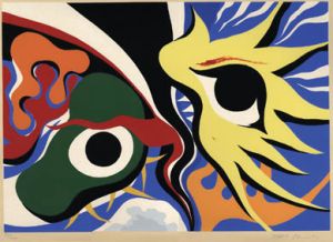 岡本太郎版画額/岡本太郎のサムネール