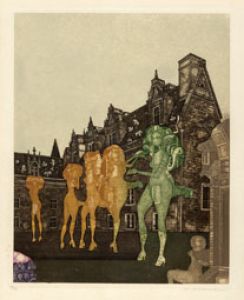 山下清澄版画額/山下清澄
