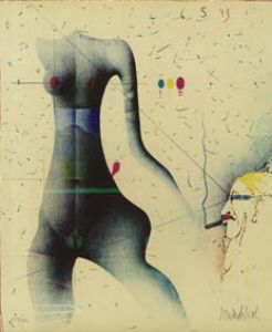 ポール・ヴンダーリッヒ版画額　Paul wunderlich/Paul wunderlichのサムネール