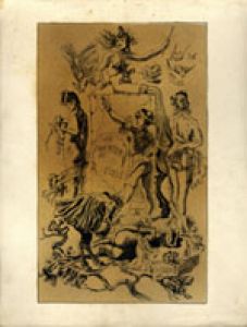 フェリシアン・ロップス画額「Erotischer Buchtitel」/Felicien Ropsのサムネール