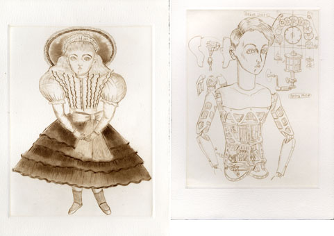 直筆サイン入『四谷シモン オリジナル銅版画 少年像』(直筆 直筆サイン入『四谷シモン オリジナル銅版画 少年像』(直筆