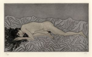 加山又造版画額/加山又造