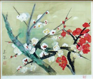 奥村土牛版画額/奥村土牛