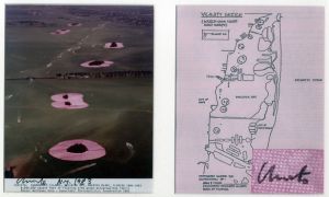 クリスト作品プリント額「Surrounded Islands,Biscyne Bay,Miami,Florida 1980-1983」/Christoのサムネール