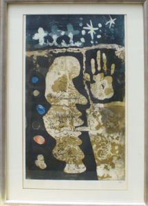 アントニオ・クラーヴェ版画額　Antoni Clave/アントニオ・クラーヴェ（クラーベ）