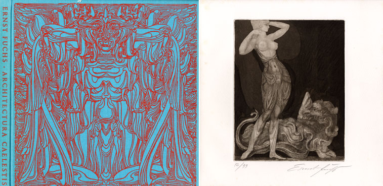 PLANETA CAELESTIS ERNST FUCHS. エルンスト フックス 版画1枚