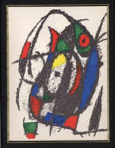 ジョアン・ミロ版画額/ジョアン・ミロ