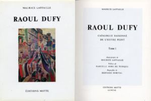 ラウル・デュフィ　レゾネ　Raoul Dufy Catalogue Raisonne De L'ceuvre Peint /Maurice Laffaille