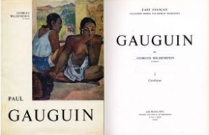 ポール・ゴーギャン Paul Gauguin Catarogue/Georges Wildenstein