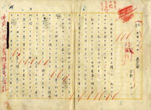 宇野千代草稿/宇野千代のサムネール