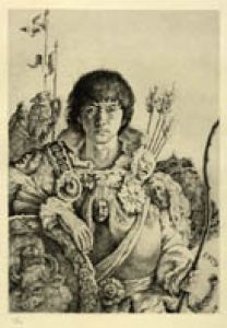 牧野邦夫銅版画額/牧野邦夫のサムネール