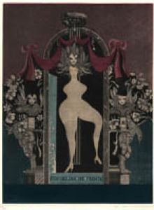 山下清澄銅版画額9/山下清澄