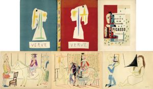 ヴェルヴ Vol.8 ピカソのデッサンVerve Vol.8 No29-30　Suite De 180 Dessins De Picasso/ピカソのサムネール