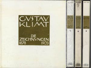 クリムト　レゾネ　全4巻揃　Gustav Klimt: Die Zeichnvngen 1878 -1918; Catalogue Raisonne /Alice Stroblのサムネール