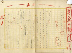 宇野千代草稿/宇野千代のサムネール