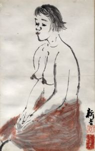 高橋新吉画額/