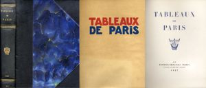 パリ風景　Tableaux De Paris/Paul Valery他文　藤田嗣治他画