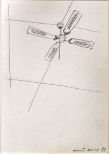 大竹伸朗画額「扇風機」/Shinro Ohtake