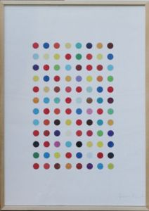 ダミアン・ハースト版画額/Damien Hirst