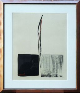 篠田桃紅版画額　「A Origin」/のサムネール