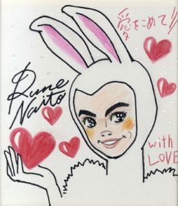 内藤ルネ色紙額/
