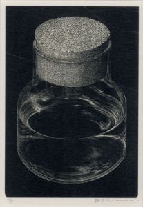 柄澤斎版画額「沈殿II　水」/Hitoshi Karasawaのサムネール